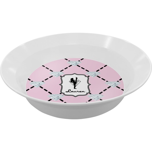 Custom Diamond Dancers Melamine Bowl (Personalized)