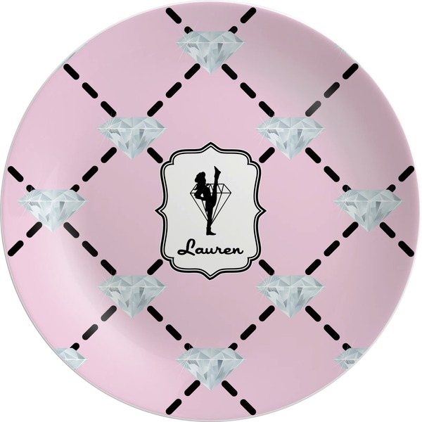 Custom Diamond Dancers Melamine Plate (Personalized)
