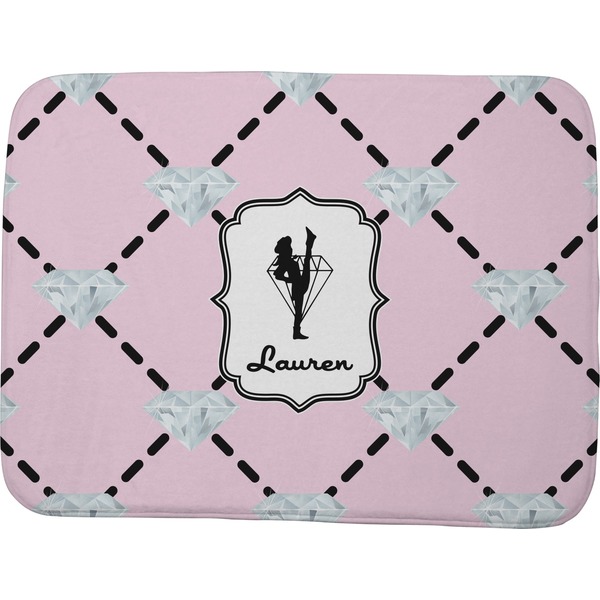 Custom Diamond Dancers Memory Foam Bath Mat - 48"x36" (Personalized)