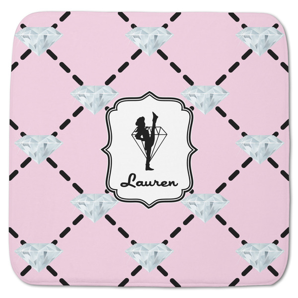 Custom Diamond Dancers Memory Foam Bath Mat - 48"x48" (Personalized)