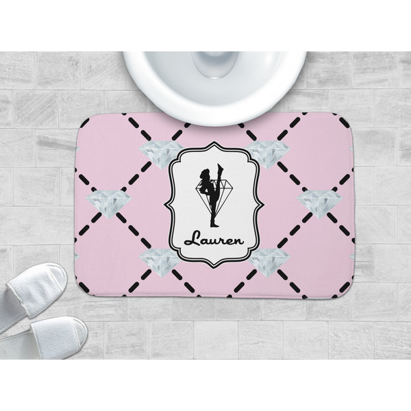 Diamond Dancers Memory Foam Bath Mat - LIFESTYLE 34x21