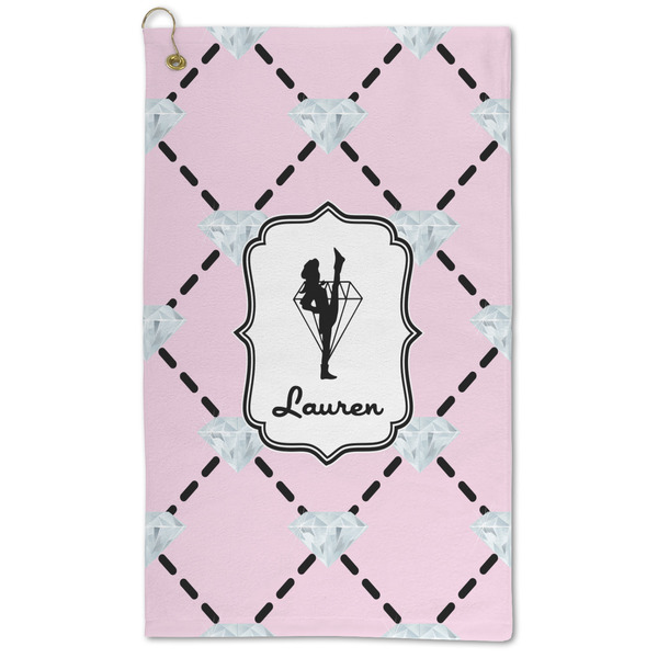Custom Diamond Dancers Microfiber Golf Towel (Personalized)