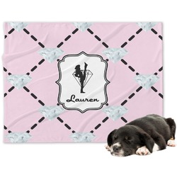 Diamond Dancers Dog Blanket - Large (Personalized)