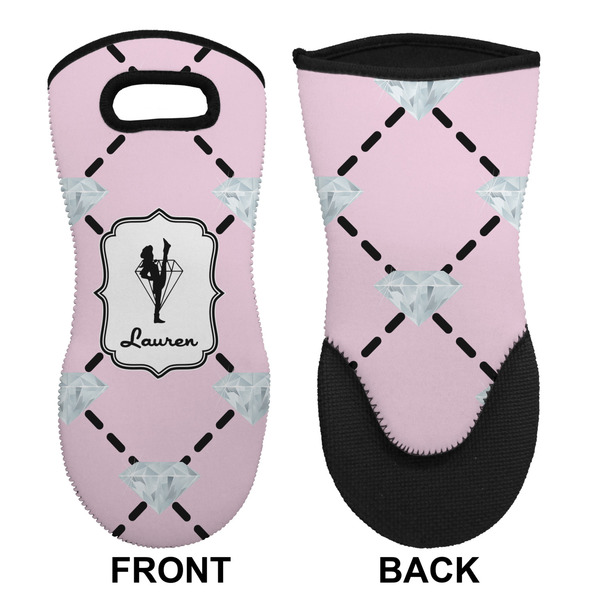Diamond Dancers Neoprene Oven Mitt (Front & Back)