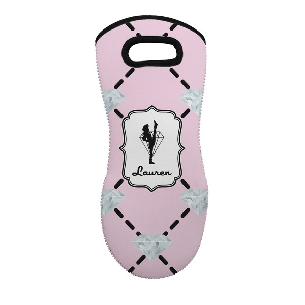 Custom Diamond Dancers Neoprene Oven Mitt - Single w/ Name or Text