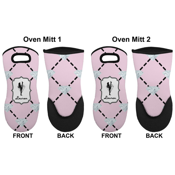 Diamond Dancers Neoprene Oven Mitt - Set of 2 - Approval