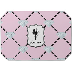 Diamond Dancers Dining Table Mat - Octagon (Single-Sided) w/ Name or Text