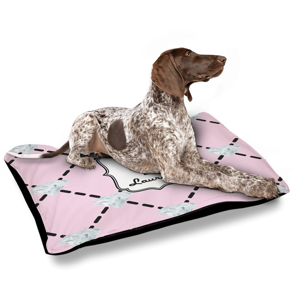 Diamond Dancers Outdoor Dog Beds - Large - IN CONTEXT