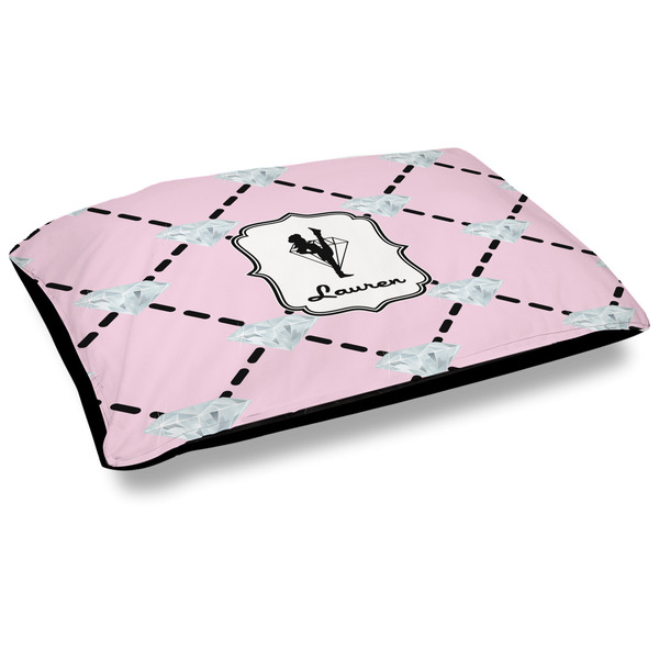Custom Diamond Dancers Outdoor Dog Bed - Large (Personalized)