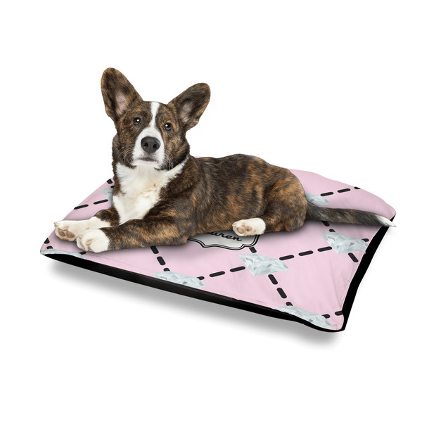 Diamond Dancers Outdoor Dog Beds - Medium - IN CONTEXT