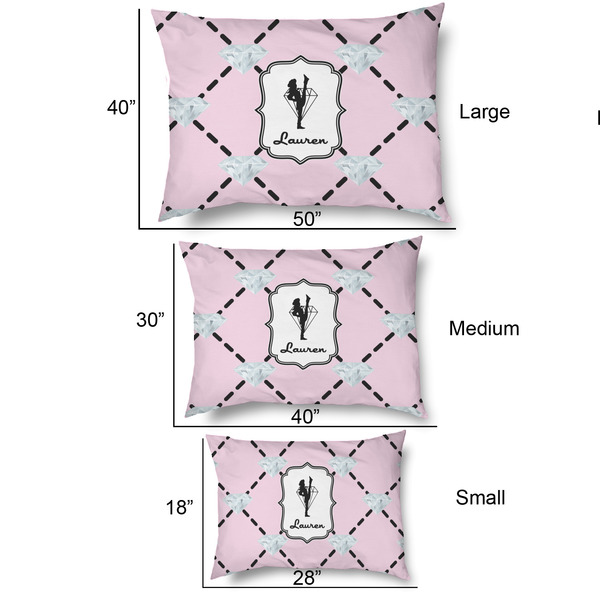 Diamond Dancers Outdoor Dog Beds - SIZE CHART