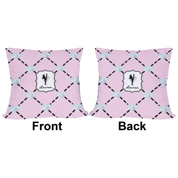 Diamond Dancers Outdoor Pillow - 16x16