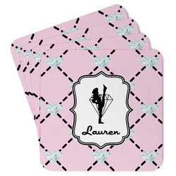 Diamond Dancers Paper Coasters w/ Name or Text