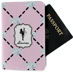 Diamond Dancers Passport Holder - Fabric w/ Name or Text