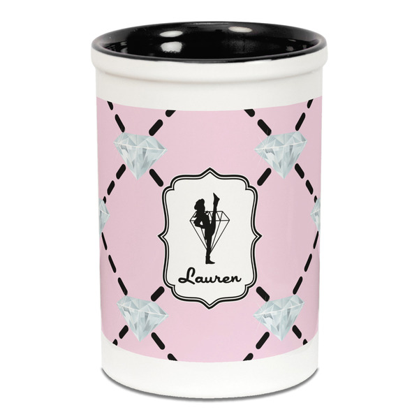 Diamond Dancers Pencil Holder - Black