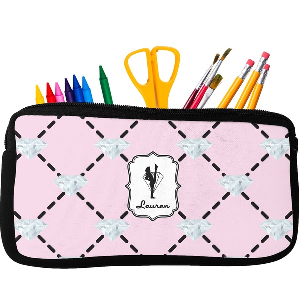 Custom Diamond Dancers Neoprene Pencil Case (Personalized)