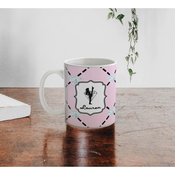 Diamond Dancers Personalized Coffee Mug - Lifestyle