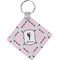 Diamond Dancers Diamond Plastic Keychain w/ Name or Text