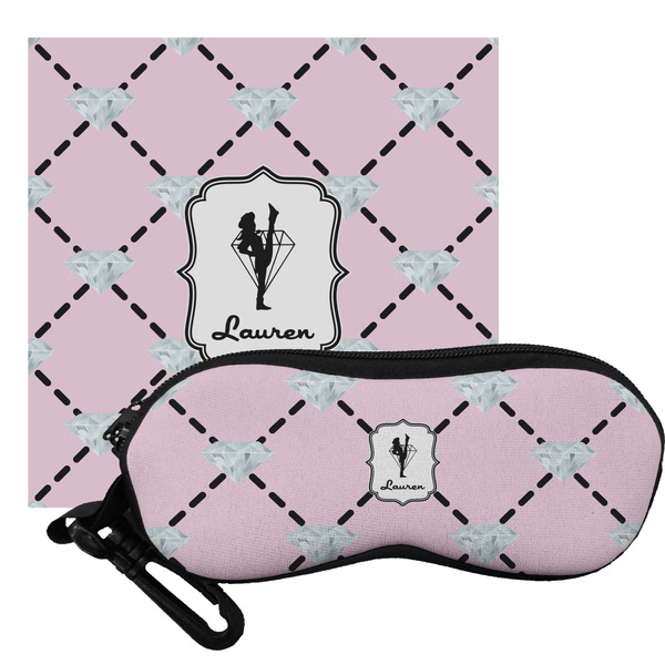Custom Diamond Dancers Eyeglass Case & Cloth (Personalized)