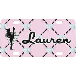 Diamond Dancers Mini/Bicycle License Plate (Personalized)