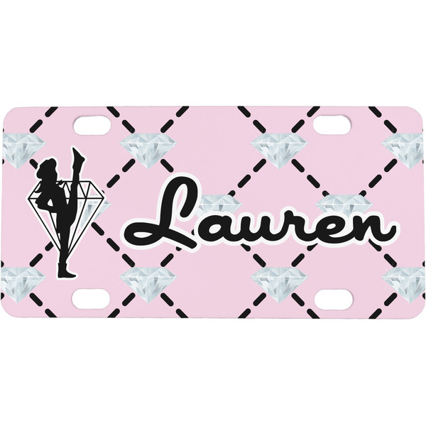 Custom Diamond Dancers Mini/Bicycle License Plate (Personalized)