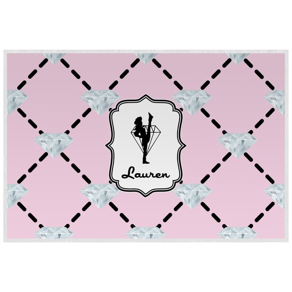 Custom Diamond Dancers Laminated Placemat w/ Name or Text