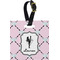 Diamond Dancers Plastic Luggage Tag - Square w/ Name or Text
