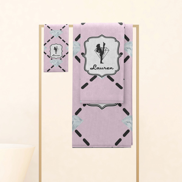 Diamond Dancers Personalized Towel Set