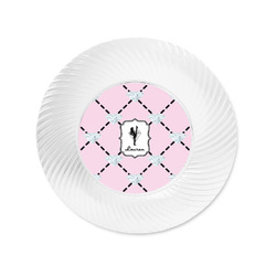 Diamond Dancers Plastic Party Appetizer & Dessert Plates - 6" (Personalized)