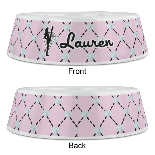Diamond Dancers Plastic Pet Bowls - Large - APPROVAL