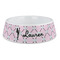 Diamond Dancers Plastic Dog Bowl - Large (Personalized)