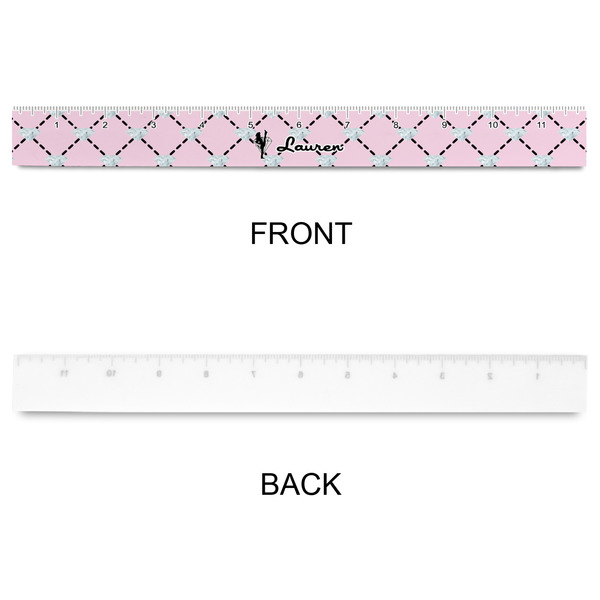 Diamond Dancers Plastic Ruler - 12" - APPROVAL