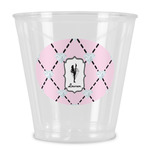 Diamond Dancers Plastic Shot Glass (Personalized)
