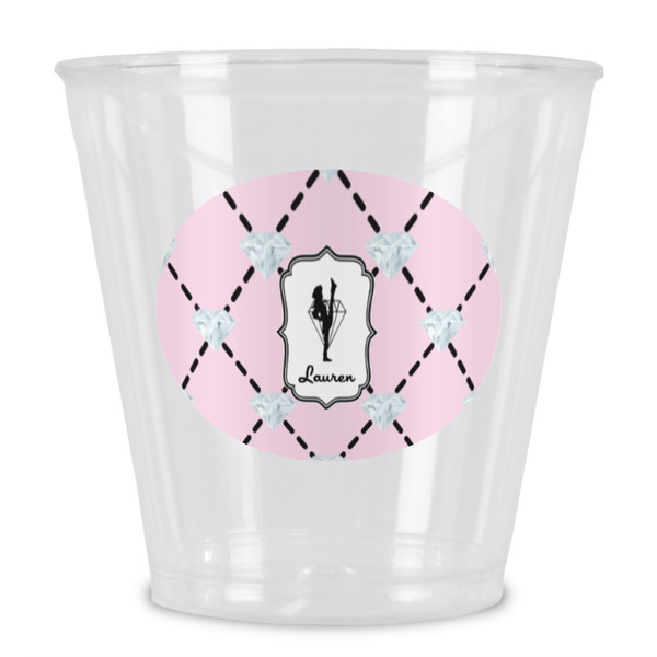 Custom Diamond Dancers Plastic Shot Glass (Personalized)