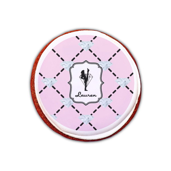 Diamond Dancers Printed Icing Circle - XSmall - On Cookie