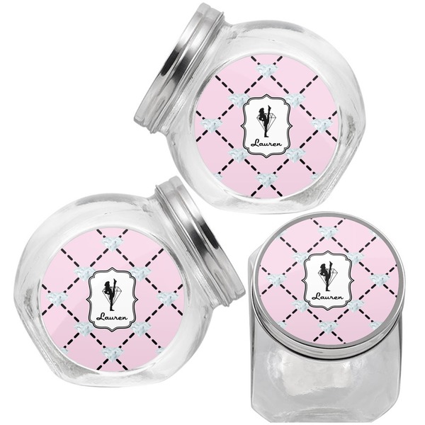 Diamond Dancers Puppy Treat Jar - Top Left Right