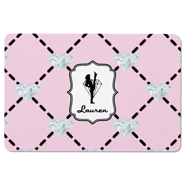 Diamond Dancers Rectangular Fridge Magnet - FRONT