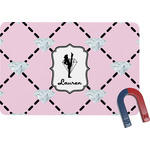 Diamond Dancers Rectangular Fridge Magnet (Personalized)