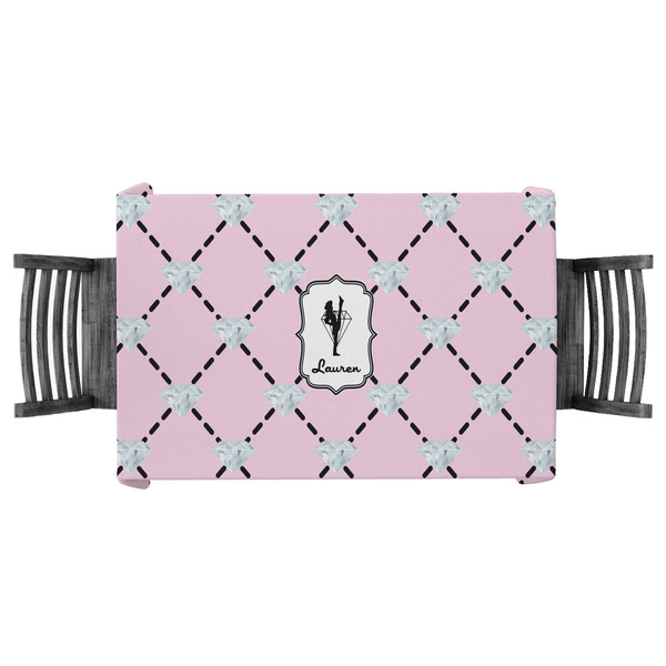 Custom Diamond Dancers Tablecloth - 58"x58" (Personalized)