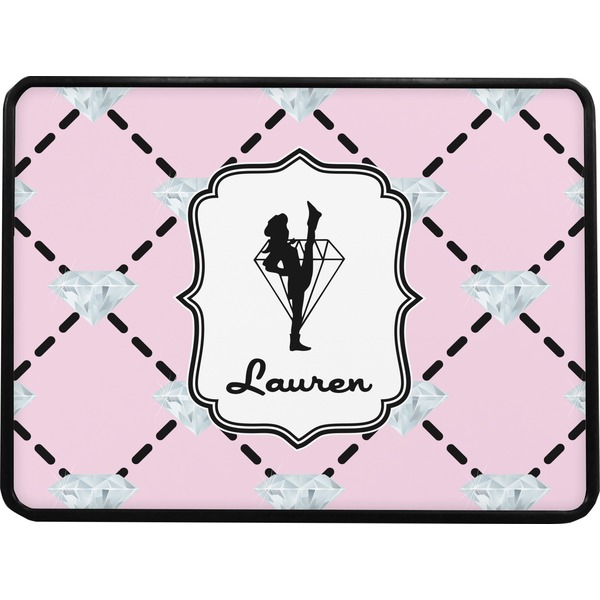 Diamond Dancers Rectangular Trailer Hitch Cover (Personalized)