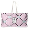Diamond Dancers Large Rope Tote Bag - Front View