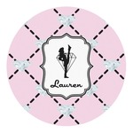 Diamond Dancers Round Decal - Large (Personalized)