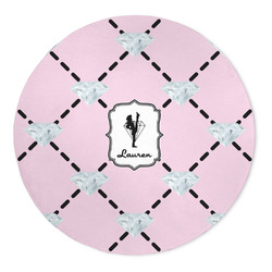 Diamond Dancers 5' Round Indoor Area Rug (Personalized)