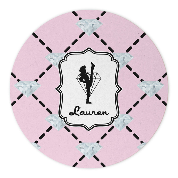Diamond Dancers Round Paper Coaster - Approval
