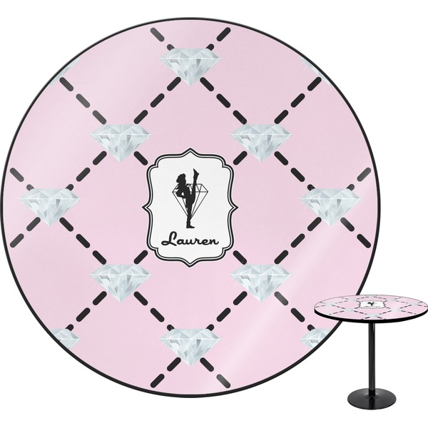 Custom Diamond Dancers Round Table (Personalized)
