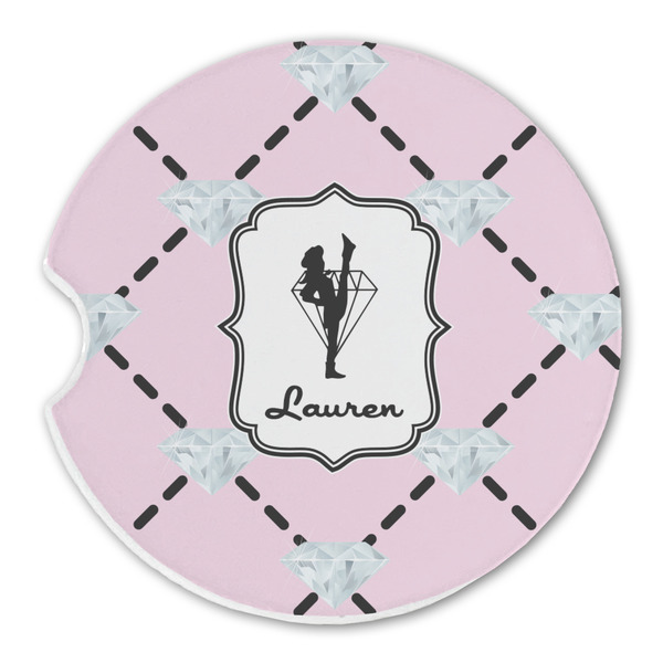 Diamond Dancers Sandstone Car Coaster - Single