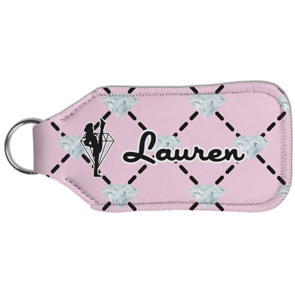 Diamond Dancers Sanitizer Holder Keychain - Large (Back)