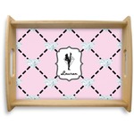 Diamond Dancers Natural Wooden Tray - Large (Personalized)
