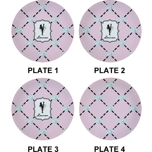 Diamond Dancers Set of Appetizer / Dessert Plates (Approval)
