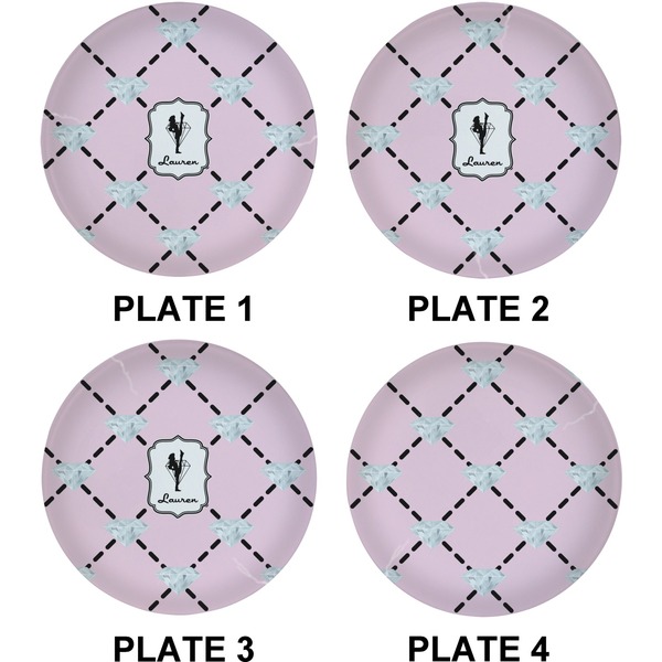 Diamond Dancers Set of Lunch / Dinner Plates (Approval)